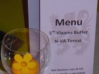Menu N-VA Ternat eetfestijn